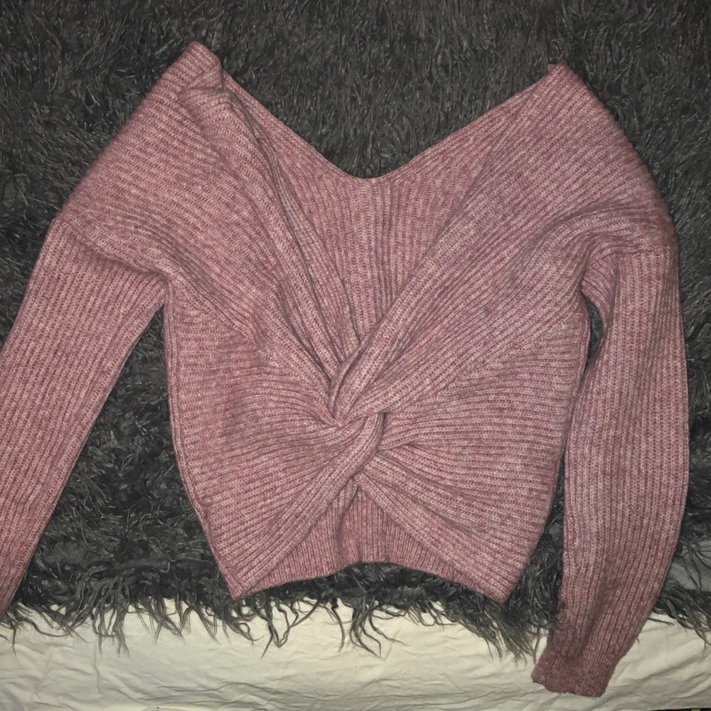 Anthropologie open back sweater!